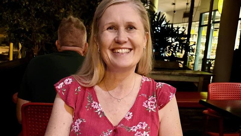 Frances Crawford's body was found near a ride-on lawnmower at the bottom of a retaining wall. (HANDOUT/QUEENSLAND POLICE SERVICE)