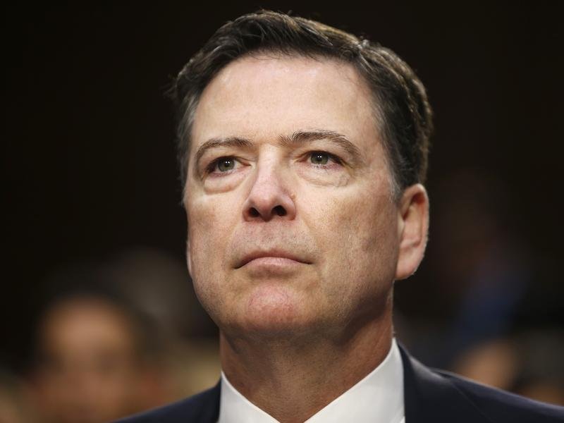 Former FBI director James Comey.