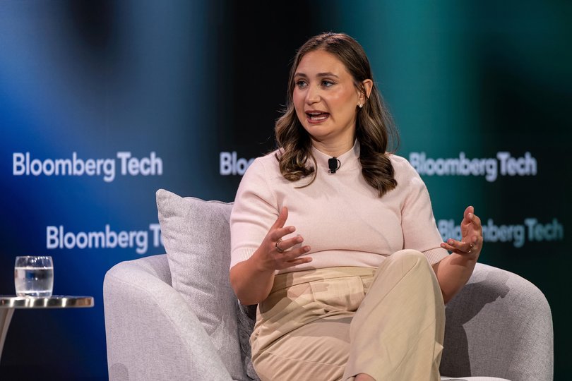 Daniela Amodei, president and co-founder of Anthropic. Photographer: David Paul Morris/Bloomberg 