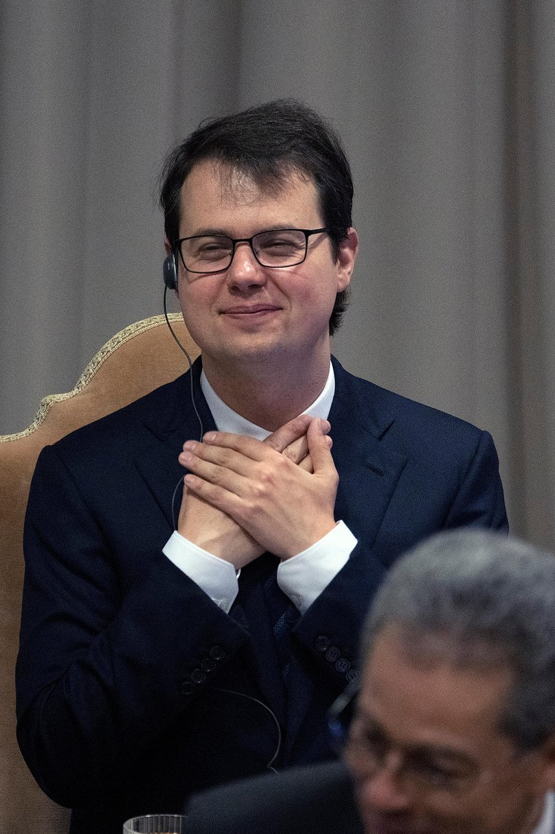 Christopher Olah attends the presentation of Pope Leo XIV first Encyclical Letter "Magnifica humanitas" at the Synod Hall on May 25, 2026 in Vatican City, Vatican.