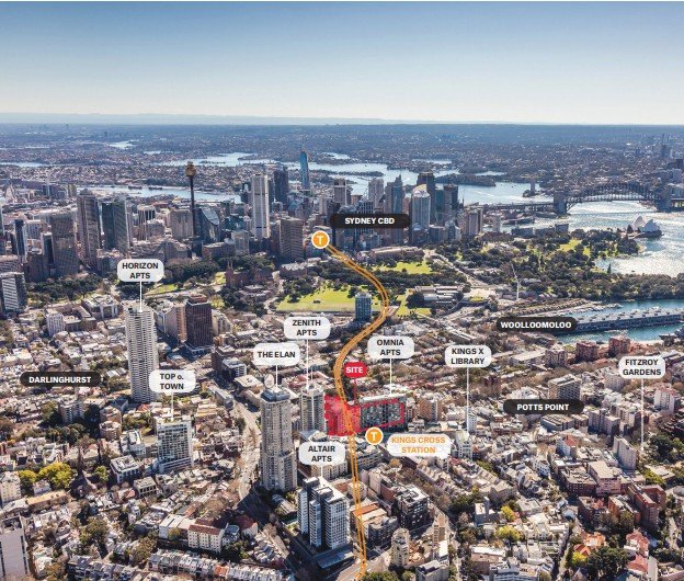 Artist impressions for 203-225 Victoria St, Potts Point