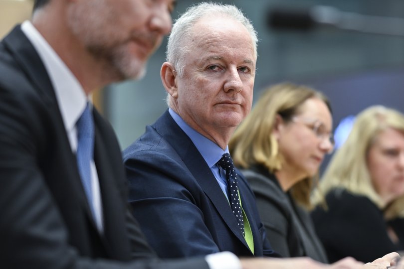 CANBERRA, Australia,NewsWire Photos. May 28, 2026: ABC Managing Director Hugh Marks appears at the Environment and Communications 2026-27 Budget estimates at Parliament House in Canberra. Picture: NewsWire / Martin Ollman