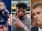 Before Jay-Z was confirmed to headline, Miley Cyrus and Justin Bieber were rumoured to be headline acts.
