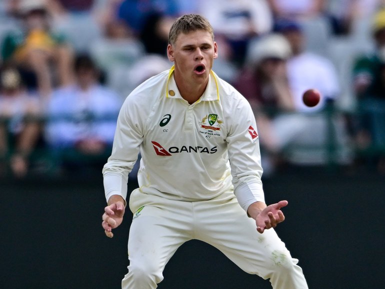 Cooper Connolly has taken his maiden Test wicket.