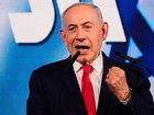 Benjamin Netanyahu told supporters his Likud party had emerged as "the largest party in Israel". (AP PHOTO)