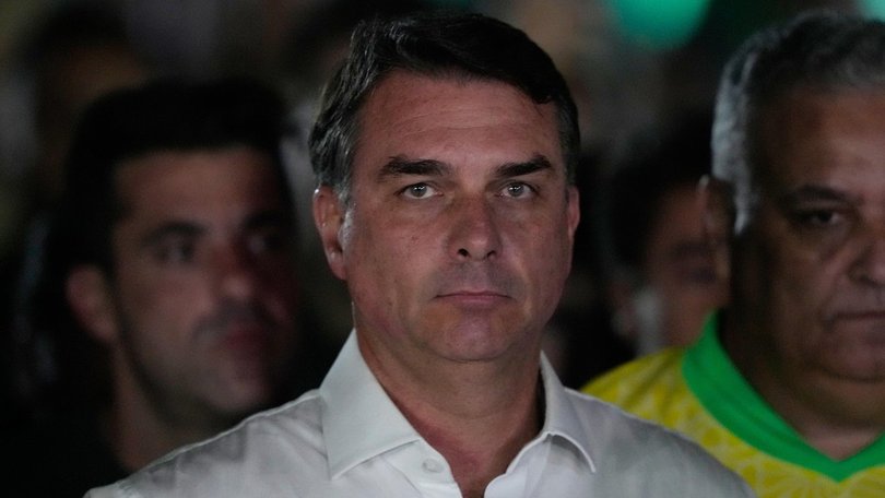 Brazil's Flavio Bolsonaro and his family will be granted US visas. (AP PHOTO)
