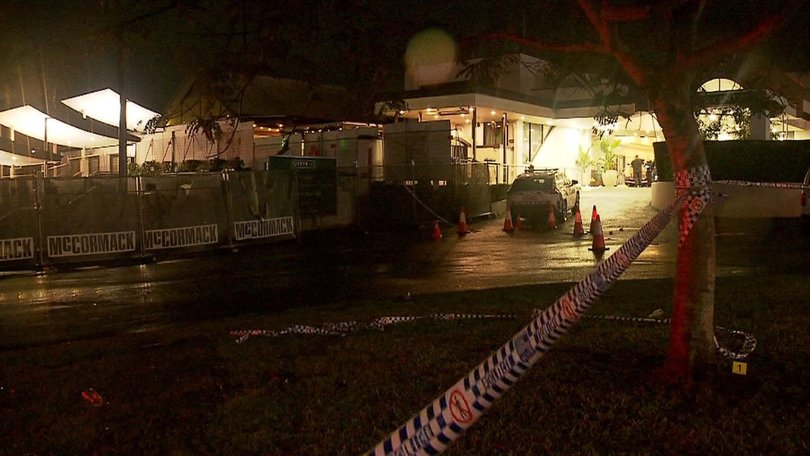 A woman and three men remain in hospital after the shooting during a boxing event.
