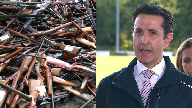 Queensland Premier David Crisafulli is defending the state' weapon laws following the Loganholme shooting.