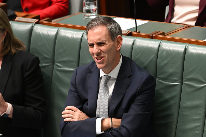 Treasurer Jim Chalmers during Question Time on Wednesday.