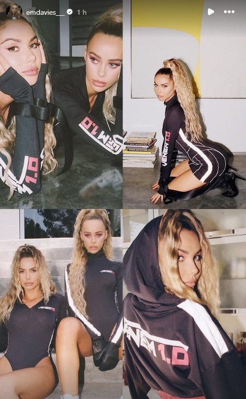 Perth influencer Emily Gambin and Australian model Sahara Ray who died last week.