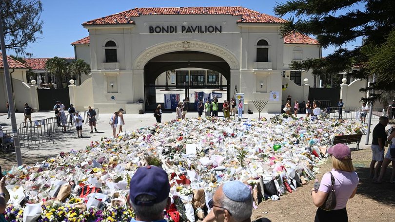 NSW Police representatives say their world has changed since last year's deadly Bondi attack. (Dan Himbrechts/AAP PHOTOS)