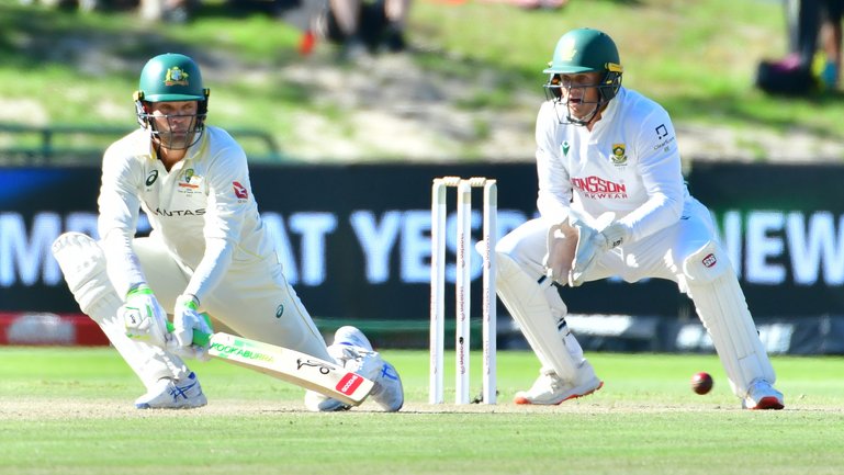 Alex Carey is batting well.