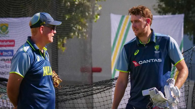 The Australian batters have a big job ahead.