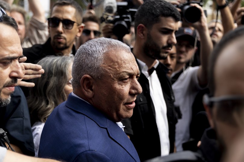 Former Israeli army chief of staff and Yashar Party leader, Gadi Eisenkot, after casting his vote during Israel's general elections on October 27, 2026 in Hezliya, Israel. 