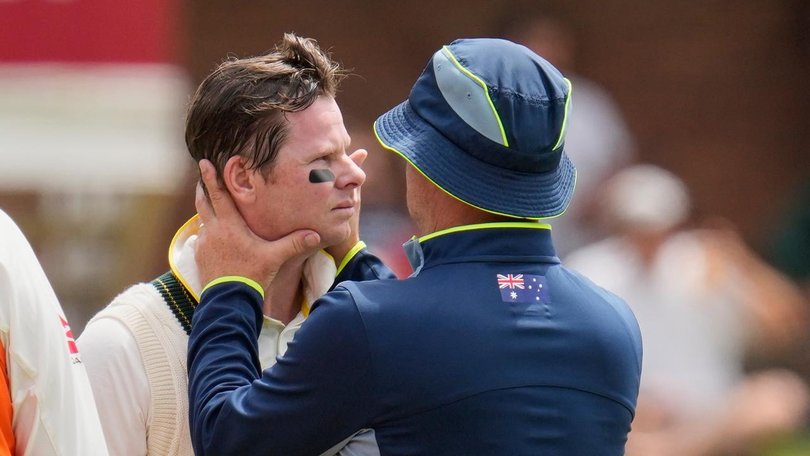 Steve Smith's neck injury has been diagnosed with Australia hoping he'll be back for the NZ Tests. (AP PHOTO)