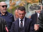 A judge says he will consider "all options" when sentencing Tommy Robinson in December. (AP PHOTO)