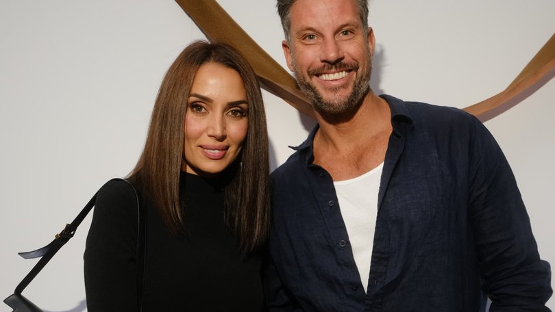Mr Wood pictured with his wife Snezana. Supplied.