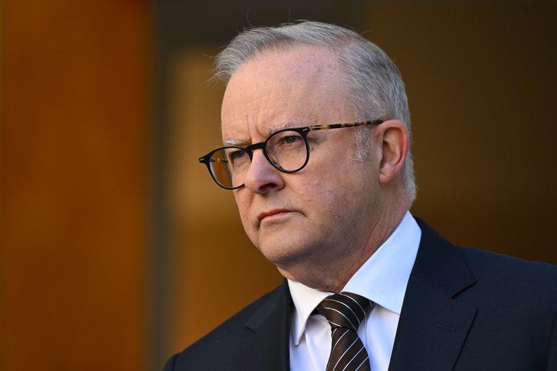 Australian Prime Minister Anthony Albanese speaks to the media during a press conference at Parliament House in Canberra, Thursday, October 29, 2026. (AAP Image/Lukas Coch) NO ARCHIVING