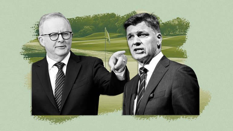 Opposition leader Angus Taylor has labelled Anthony Albanese a ‘serial liar’ for not coming clean over his golf club sewage claim.