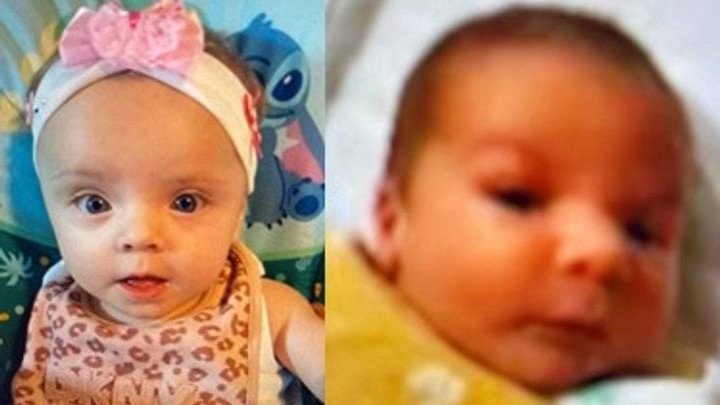 Police said the infants are one-week-old and one-year-old.