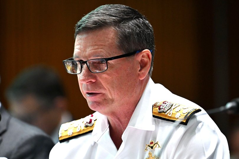 Chief of the Defence Force,  Admiral Mark Hammond is questioned at Senate Estimates.
