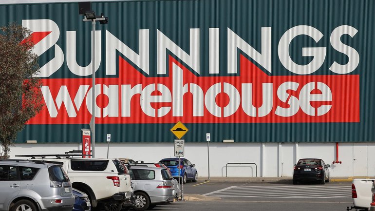 Sales at Bunnings have slowed in the first quarter.