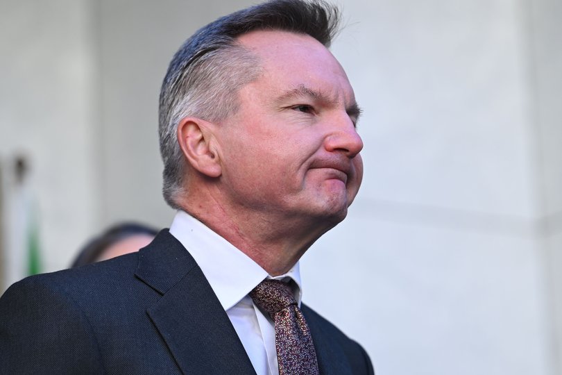 Chris Bowen holds a press conference at Parliament House, Canberra. Picture: NewsWire / Martin Ollman