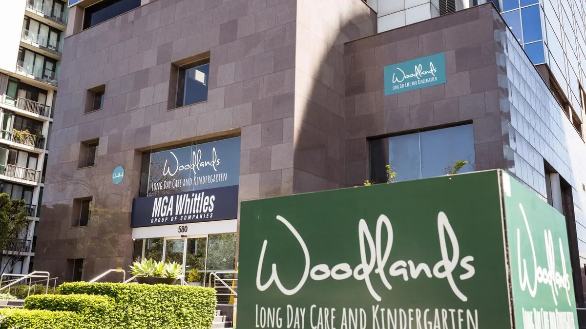 Woodlands: Melbourne childcare centre charged after kids wander into lifts and one child found by road Woodlands: Melbourne childcare centre charged after kids wander into lifts and one child found by road