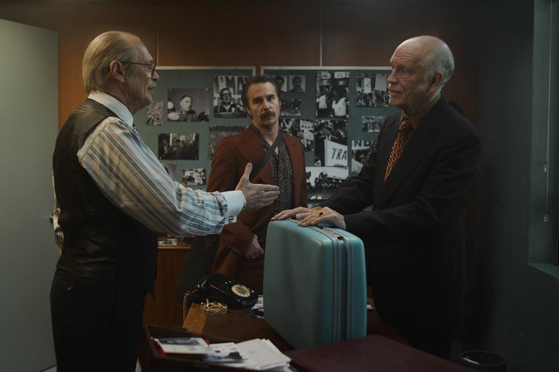 Steve Buscemi, Sam Rockwell and John Malkovich in Wild Horse Nine.