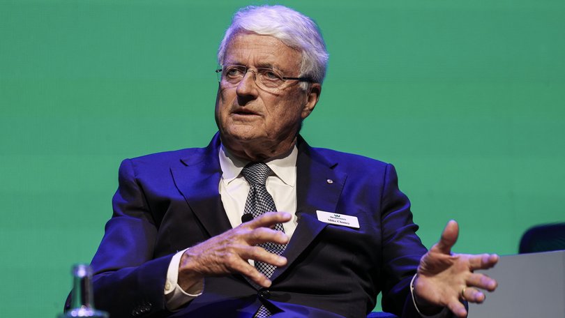 Outgoing Wesfarmers chair Michael Chaney at the company’s annual general meeting in Perth on Thursday.