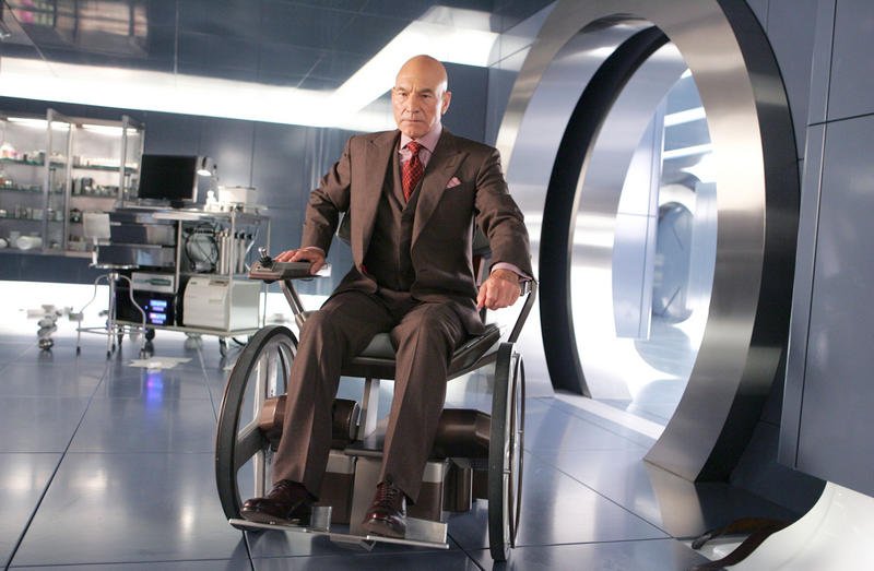 Sir Patrick Stewart plays Professor Charles Xavier, a telepath and the founder and leader of the X-Men. Date: 2006