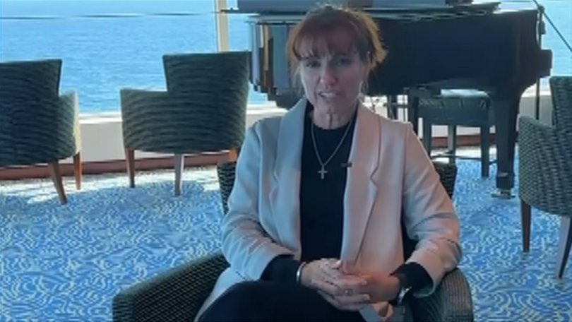 Brisbane passenger Rina Cavazza says she feels ‘more numb than anything’ after her dream of spending three-and-a-half years travelling the world aboard the Villa Vie Odyssey was abruptly cut short.