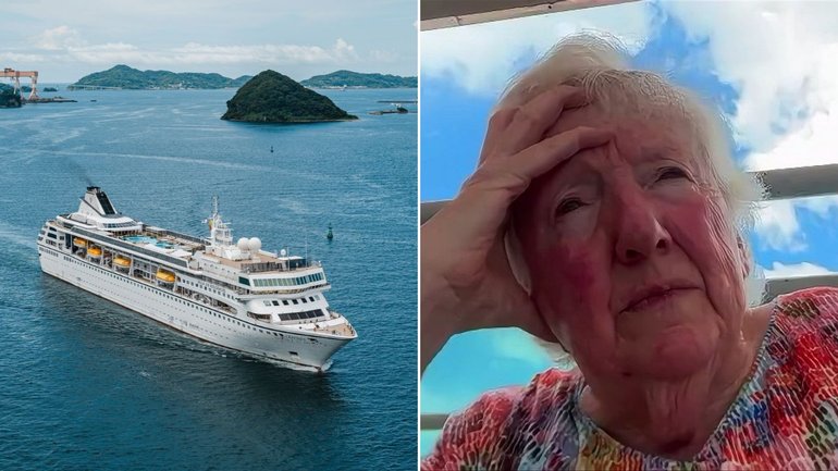Melbourne retiree Frances Paroissien says she is angry the cruise ship’s financial troubles were not addressed earlier, leaving passengers facing an uncertain future.