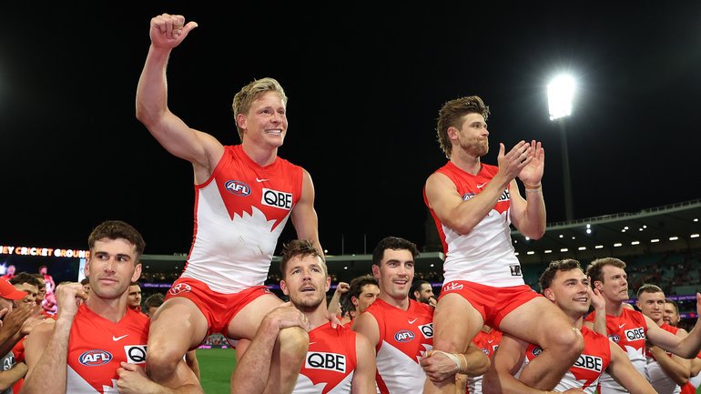 Sydney Swans premiership captain Dane Rampe has called time on his AFL career after 289 games.

