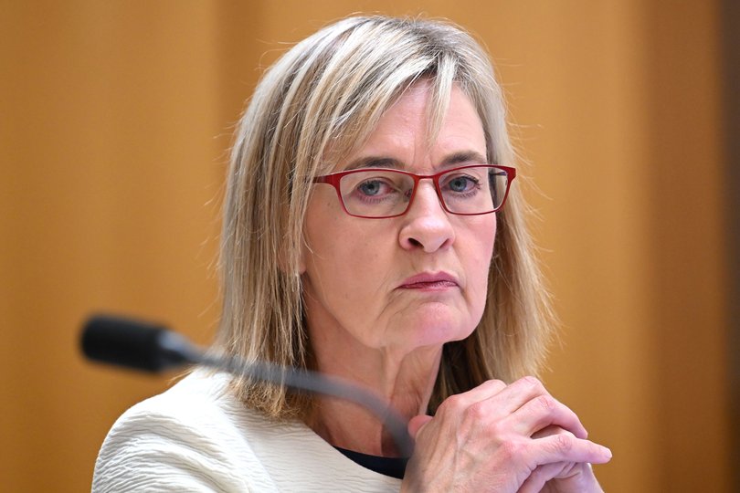 ASIC chair Sarah Court appears at Estimates on Thursday.