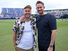 The Grade Cricketer’s Sam Perry (left) and Ian Higgins (right).