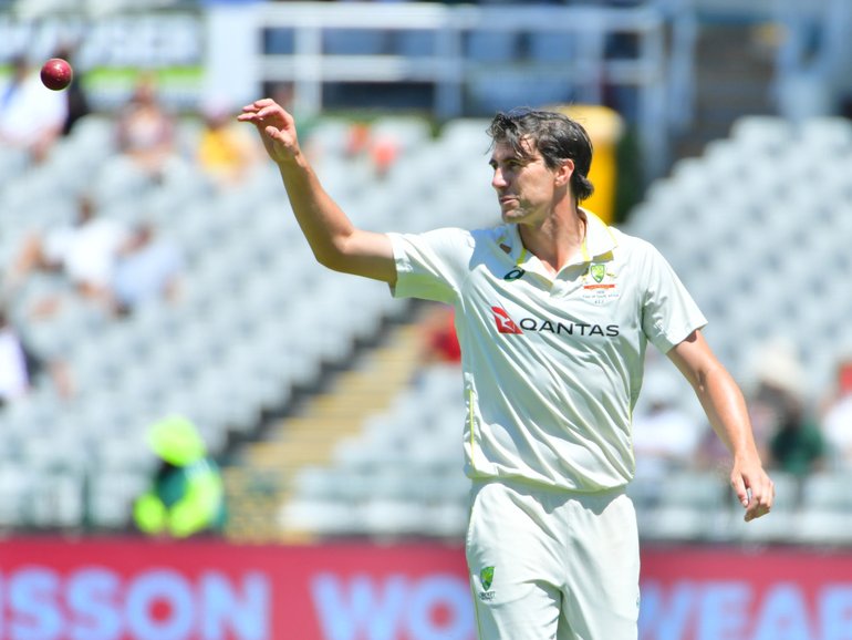 Pat Cummins finally got a wicket.