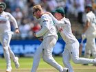 Simon Harmer finished with 10 wickets for the match. 