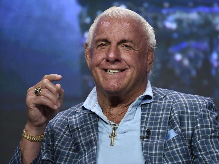 WWE legend Ric Flair says he's on the mend after suffering an eye injury in a fall. 