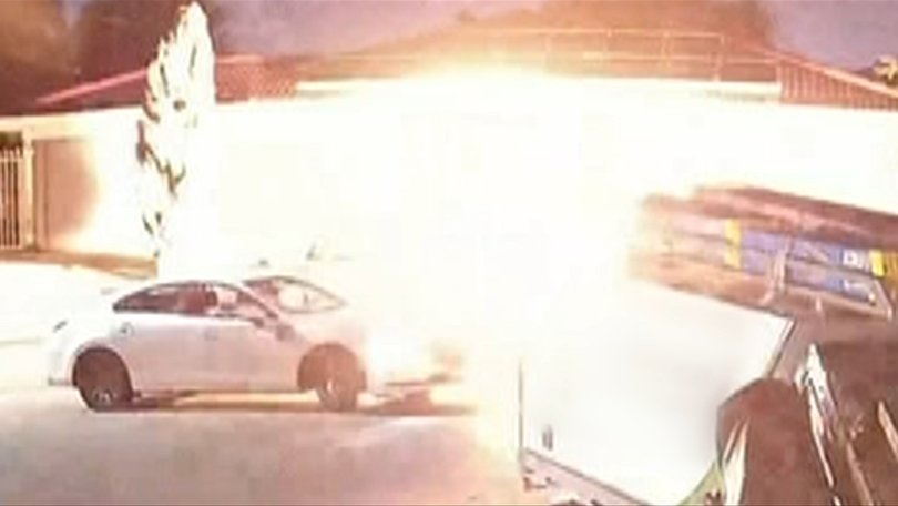The car burst into flames and burnt for at least 11 minutes before emergency services arrived.