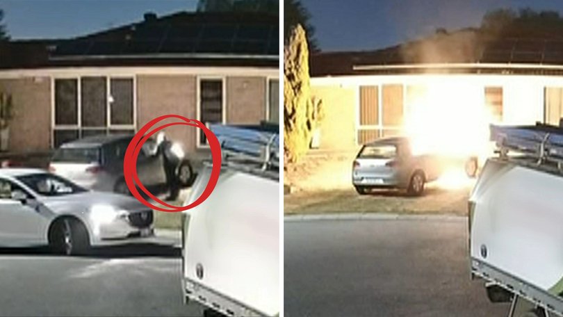 A Ballajura family has been left shaken after their car was set alight outside their home in the early hours of Friday morning.