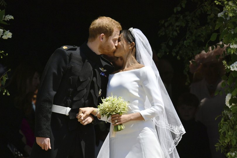 Prince Harry and Meghan Markle’s wedding in 2018. 
