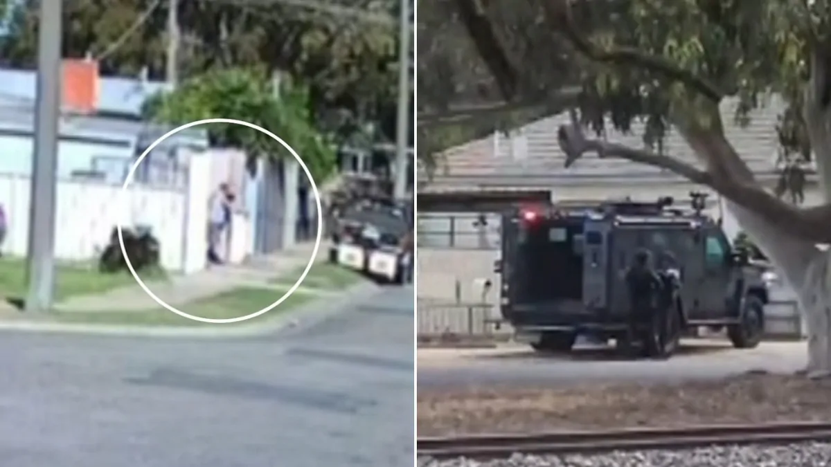 Bomb squad surrounds house in Numurkah after reports of shooting and explosive discovery Bomb squad surrounds house in Numurkah after reports of shooting and explosive discovery