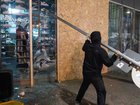 Violence erupted in Germany during youth protests. (AP PHOTO)
